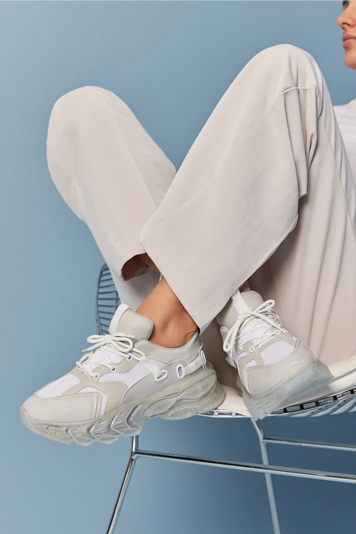 Hotiç  Graue Damen-Sportschuhe