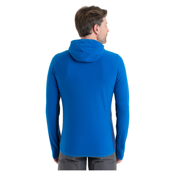M DESCENDER LS ZIP HOOD Herren - Wolljacke