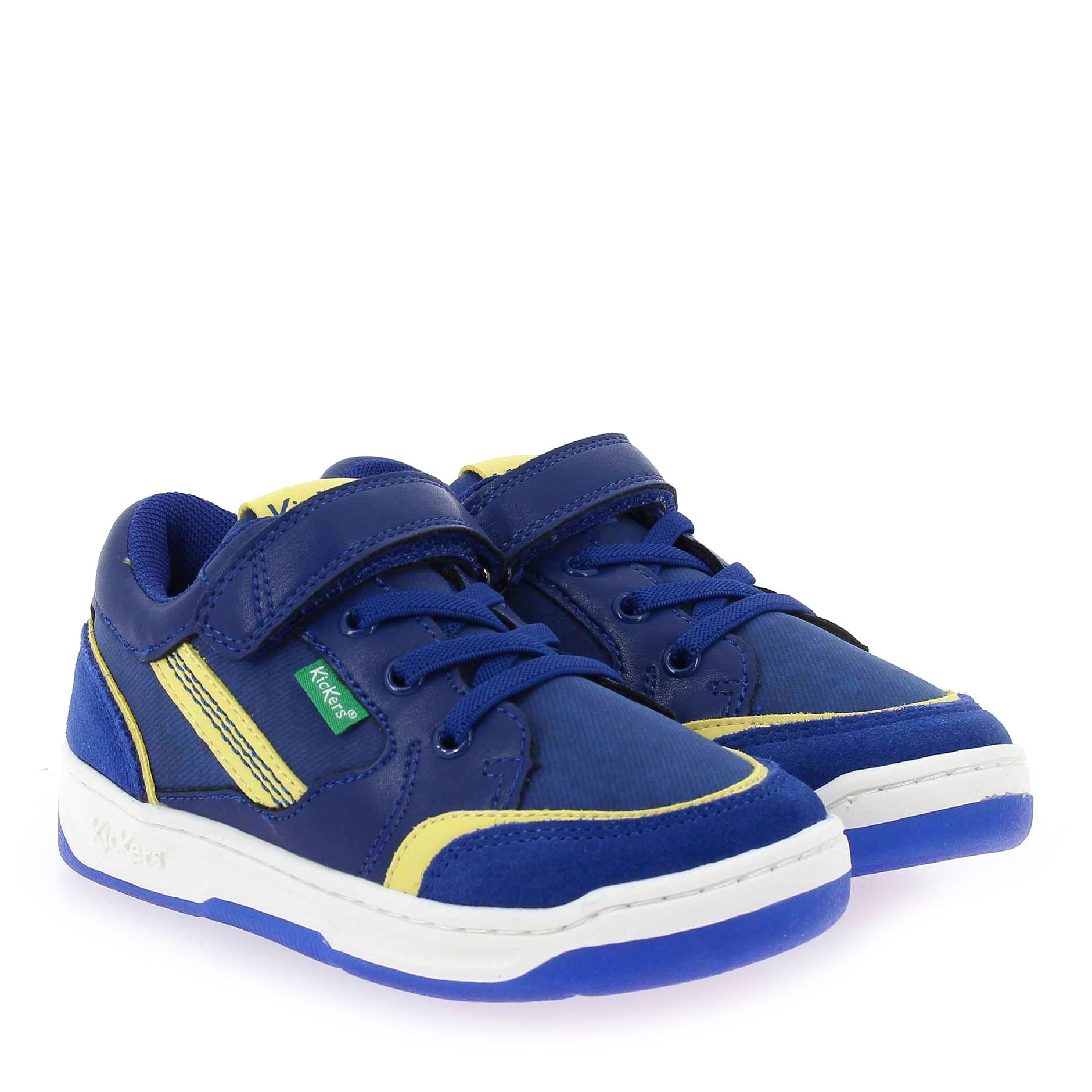 Kickers  KOUIC - Bleu Jaune