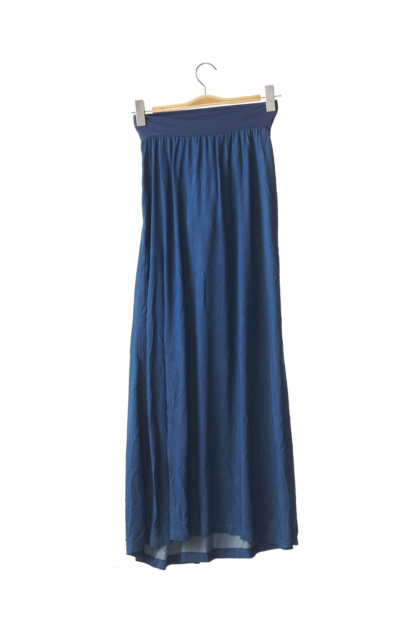 9 Fashion Jupes Maternite Femme couleur bleu