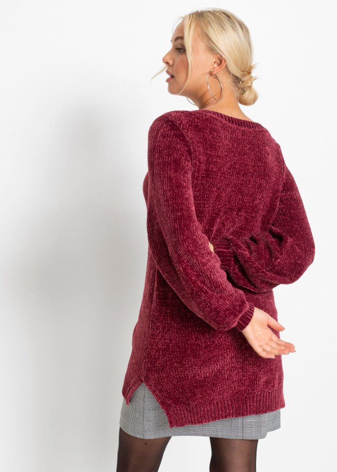Chenille-Longpullover