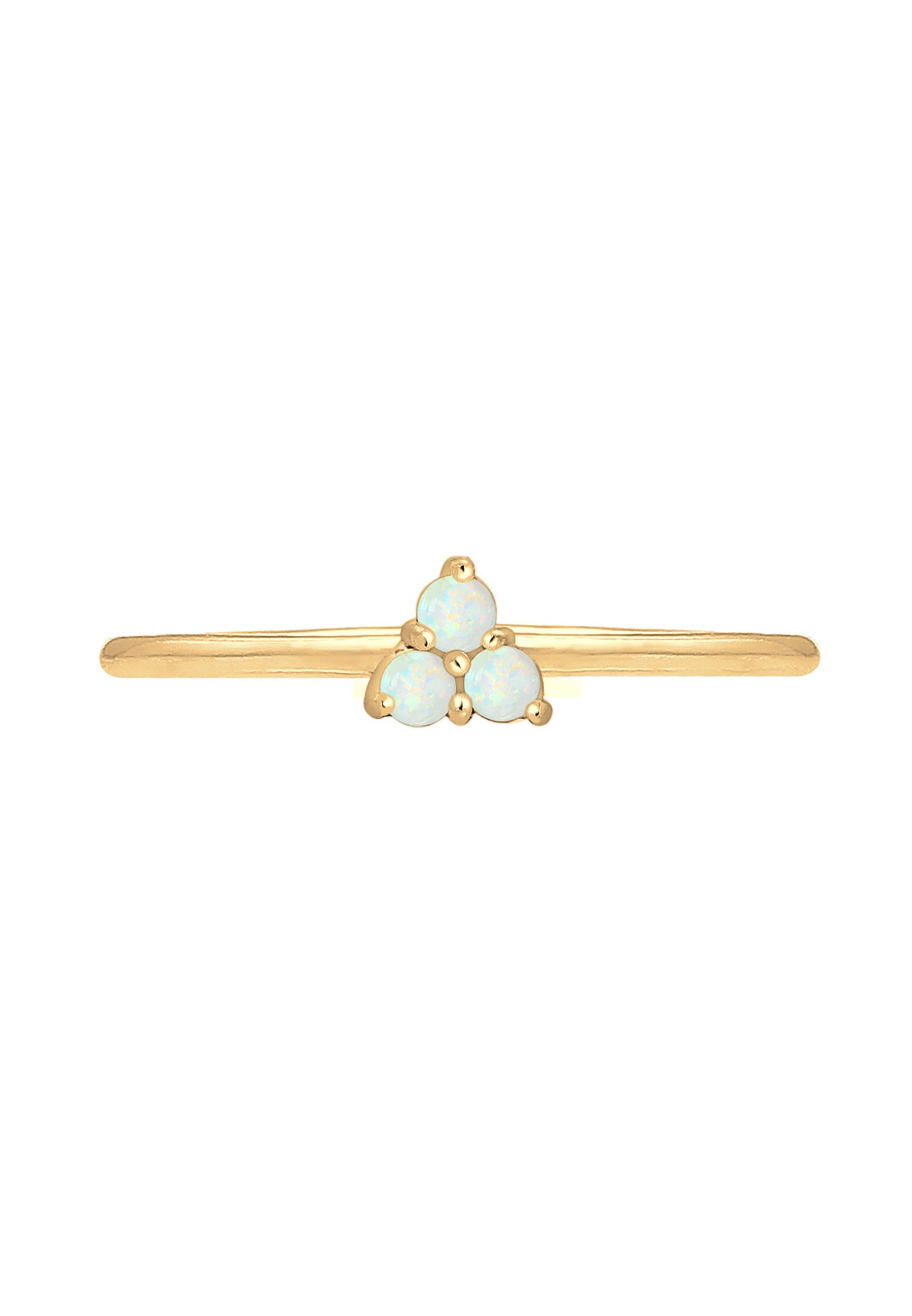 Elli Circle Geo Trend Opal 925 ezüst