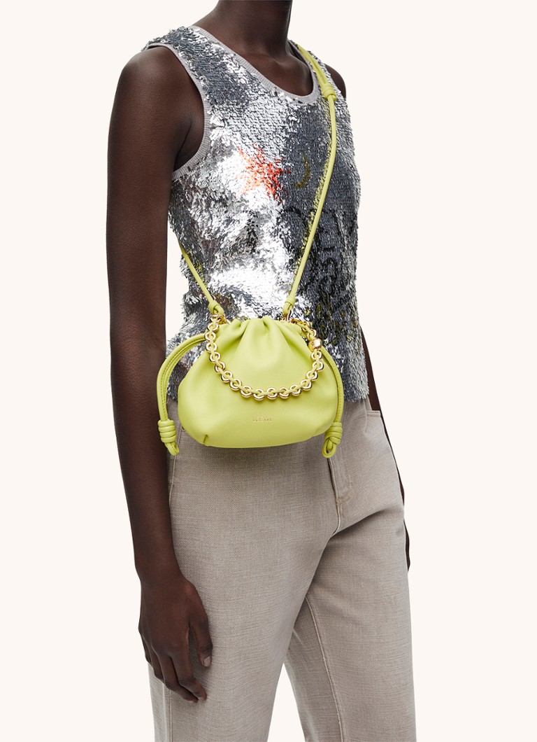 LOEWE Flamenco Mini psaníčko z jehněčí kůže