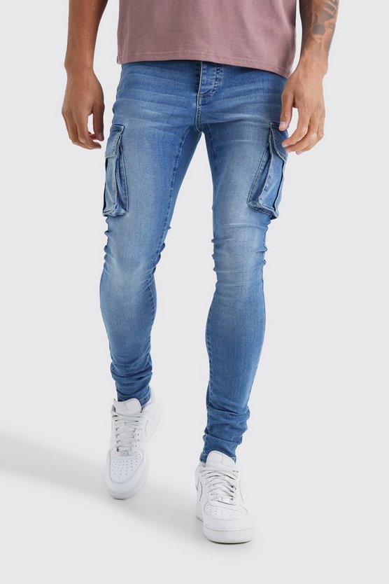 Tall Super Skinny Cargo-Jeans