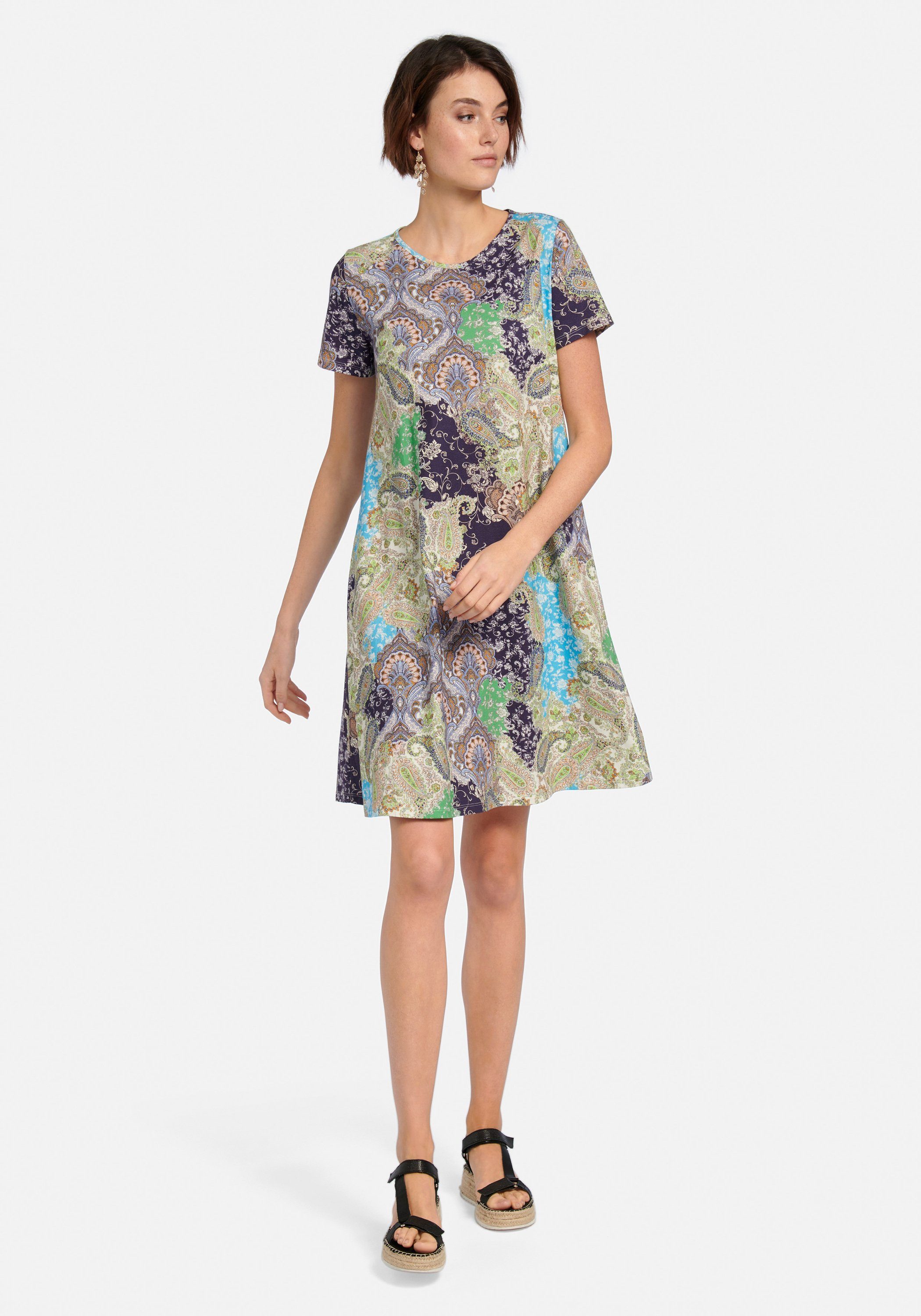 Green Cotton Jerseykleid cotton