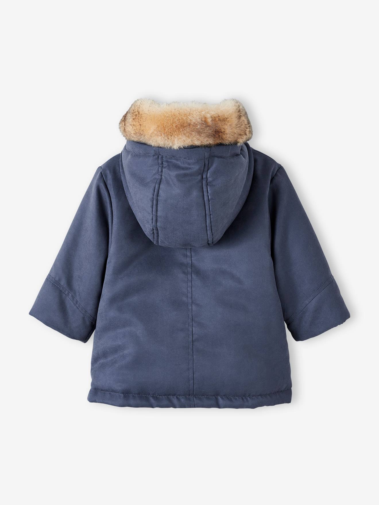 Parka 3 en 1 bébé fille rose pâle