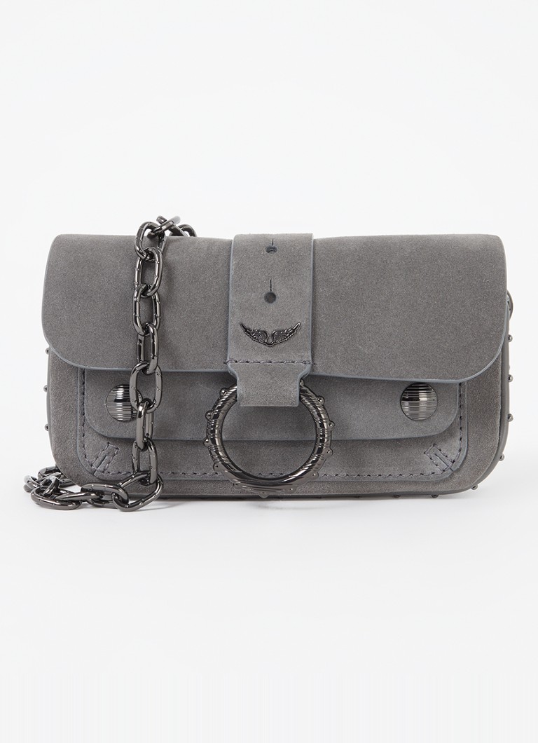 Zadig&Voltaire Kate -pikkulaukku vasikanmokkanahkaa, irrotettavalla olkahihnalla