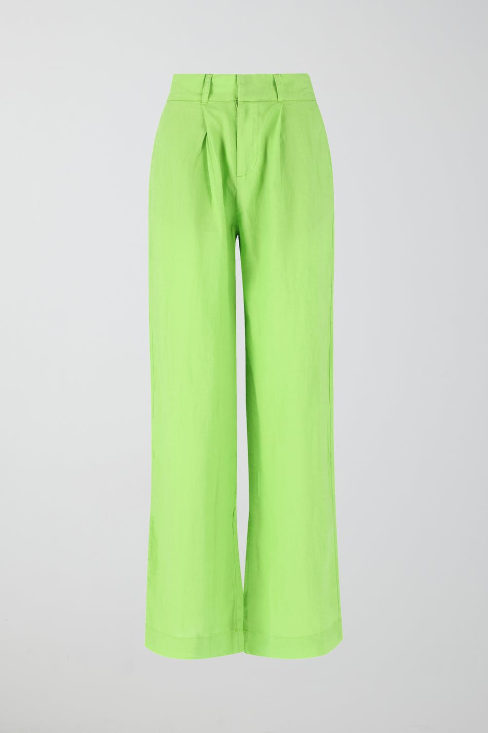 Petite linen trousers
