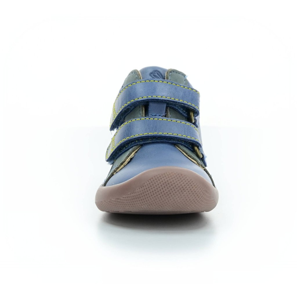 Bundgaard The Walk Velcro Sport Blue blaue Mid Cut Barfußschuhe