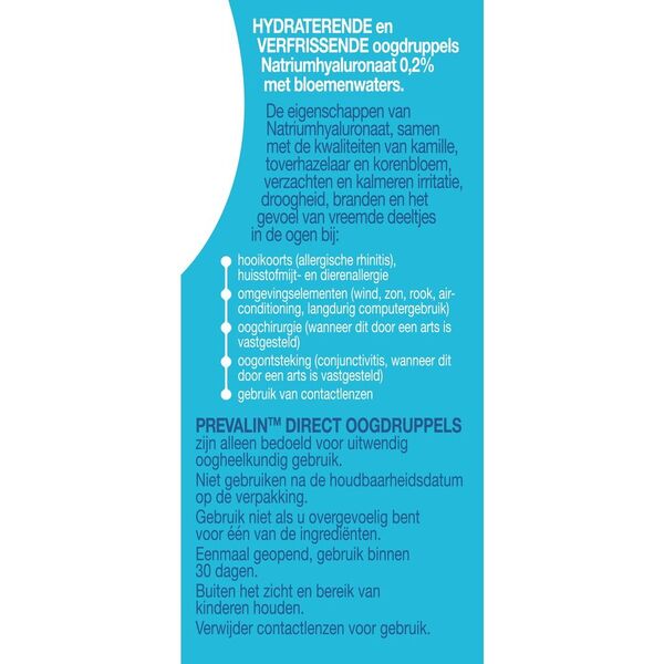 Prevalin Direct 5 en 1 Gotas Oftálmicas Dispositivo Médico - 10 ml