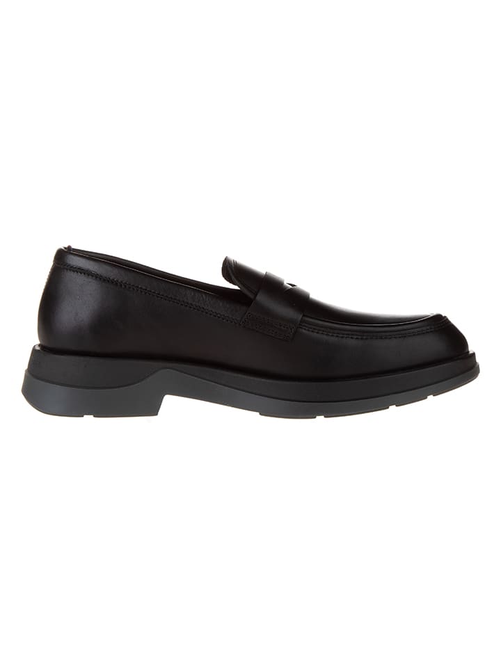 Tommy Hilfiger Shoes Leder-Mokassins in Schwarz günstig kaufen