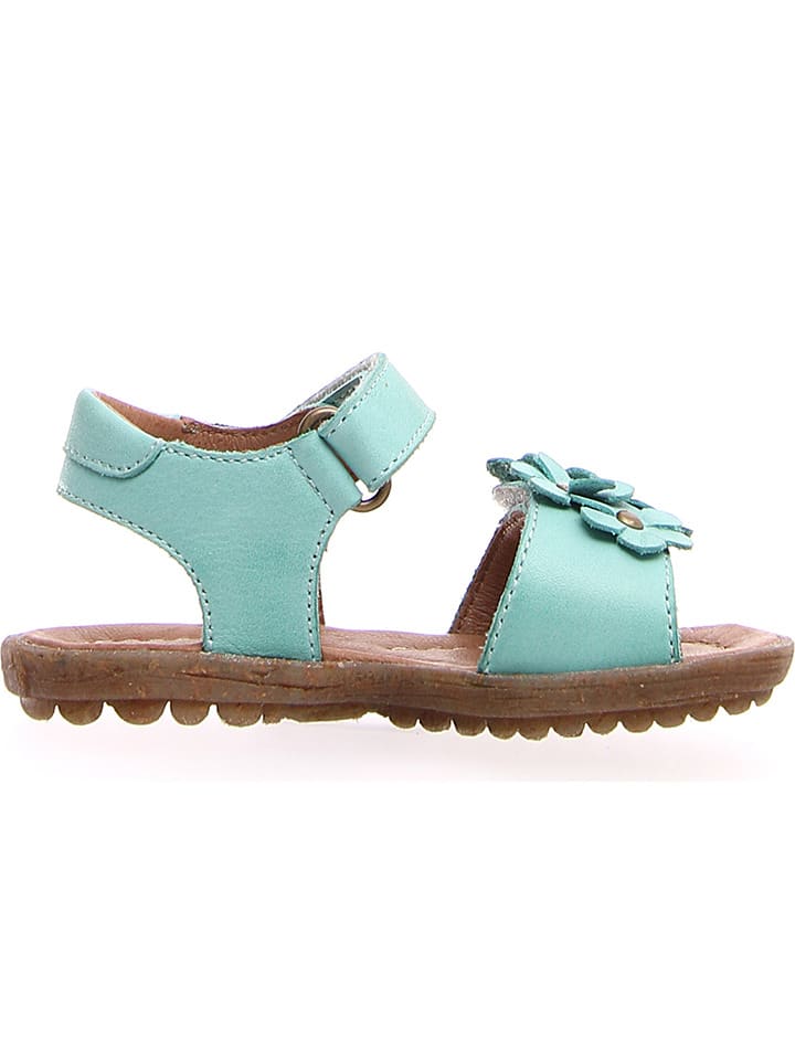 Naturino Leder-Sandalen in Türkis günstig kaufen