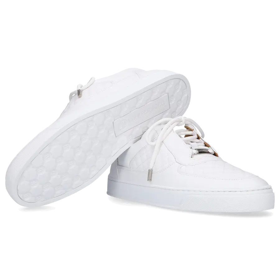 Leandro Lopes - Sneaker low FAISCA Kalbsleder - weiß