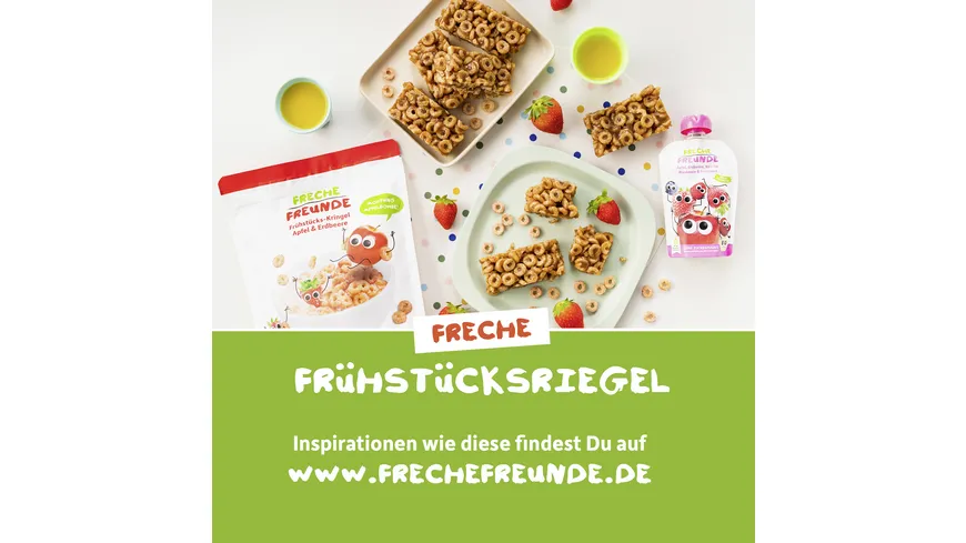 Freche Freunde Bio Frühstücks-Kringel Apfel & Erdbeere 125 g