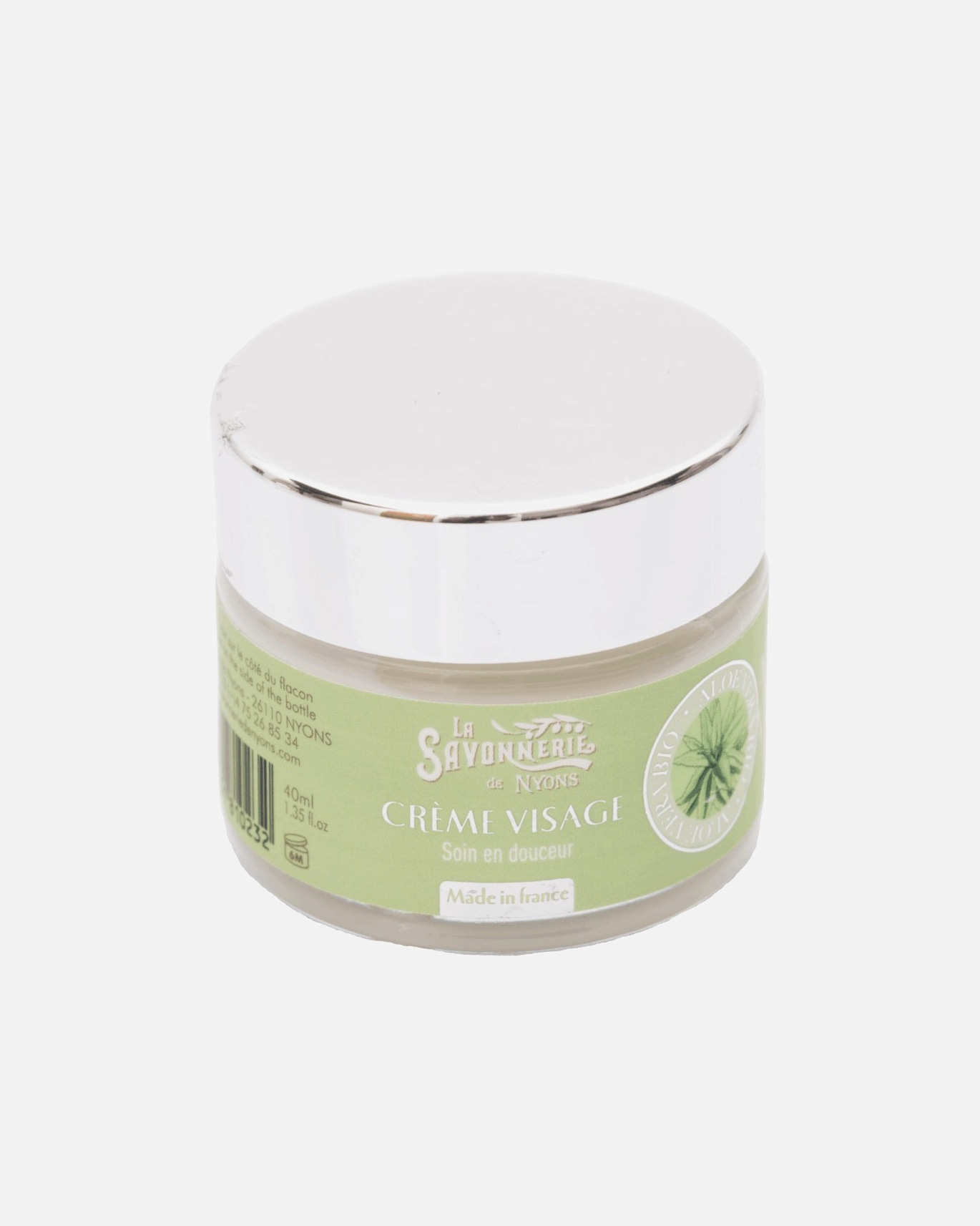 La Savonnerie de Nyons Bio-Aloe Vera-Gesichtscreme 40 ml