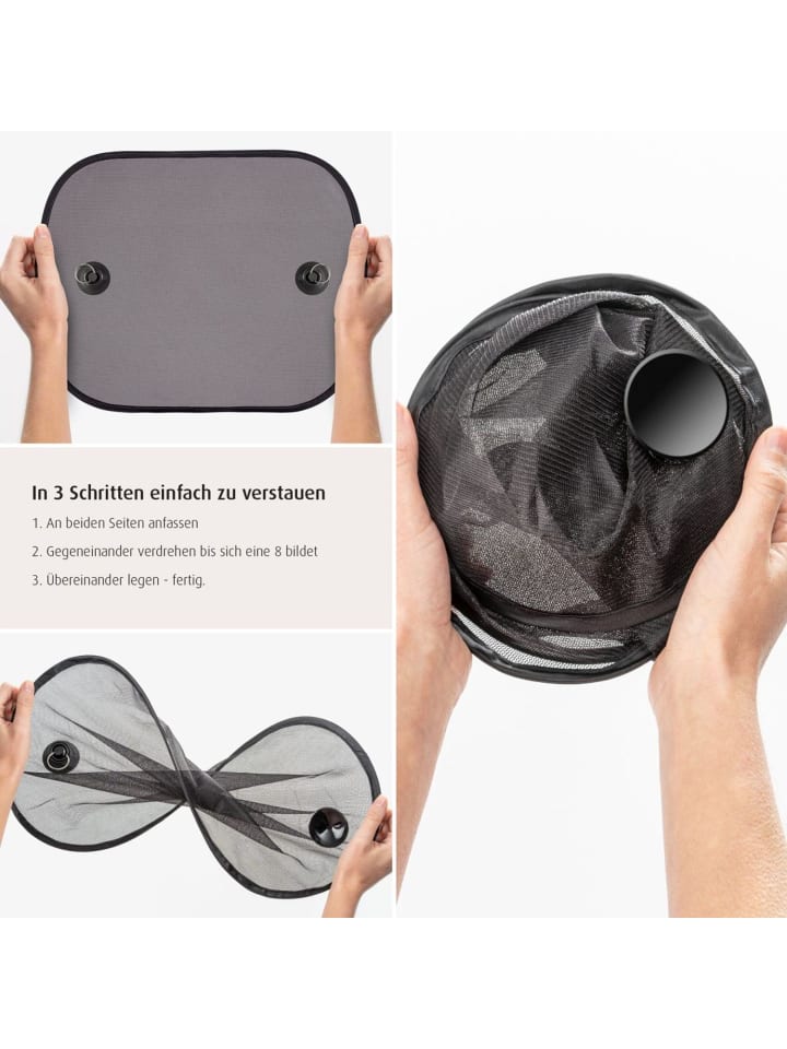 Reer TravelKid Sun Basic Auto-Sonnenschutz in Schwarz ab 0 Monate günstig kaufen onesize