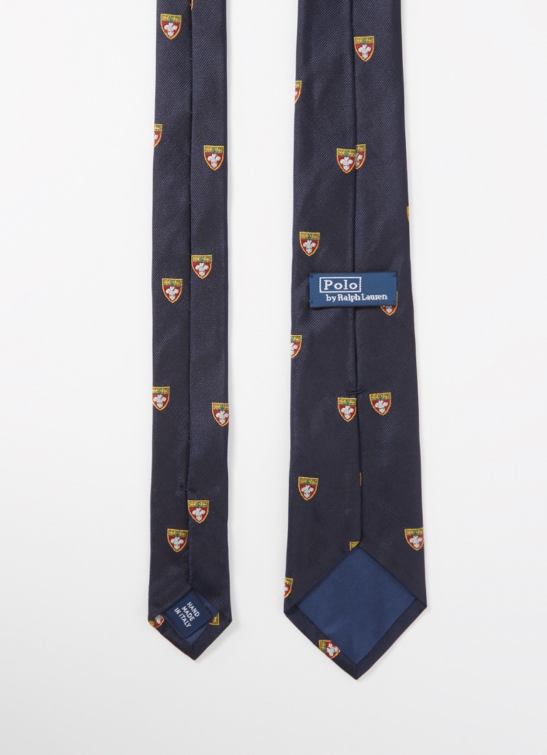 Hedvábná kravata s potiskem Ralph Lauren