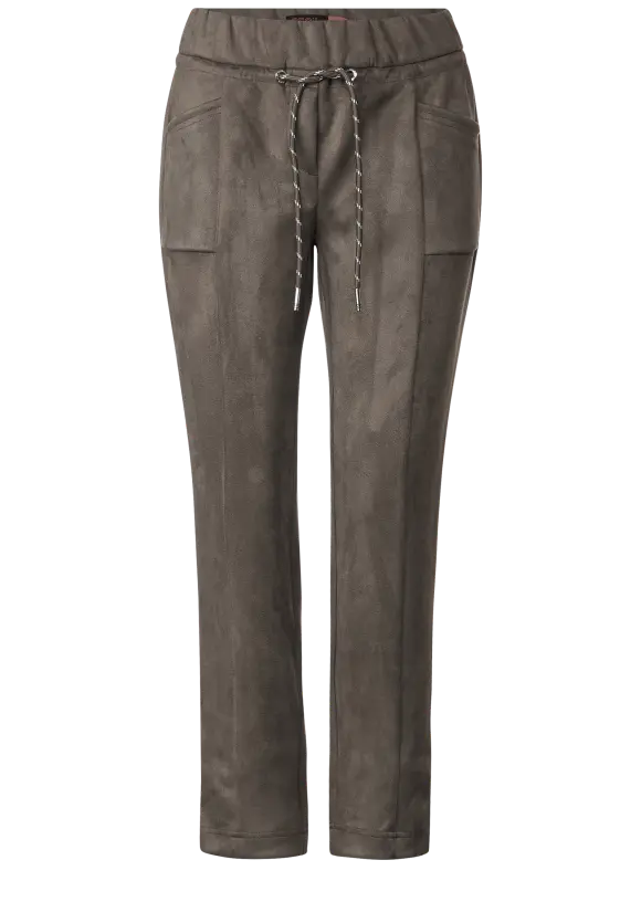 CECIL Casual Fit Velourshose