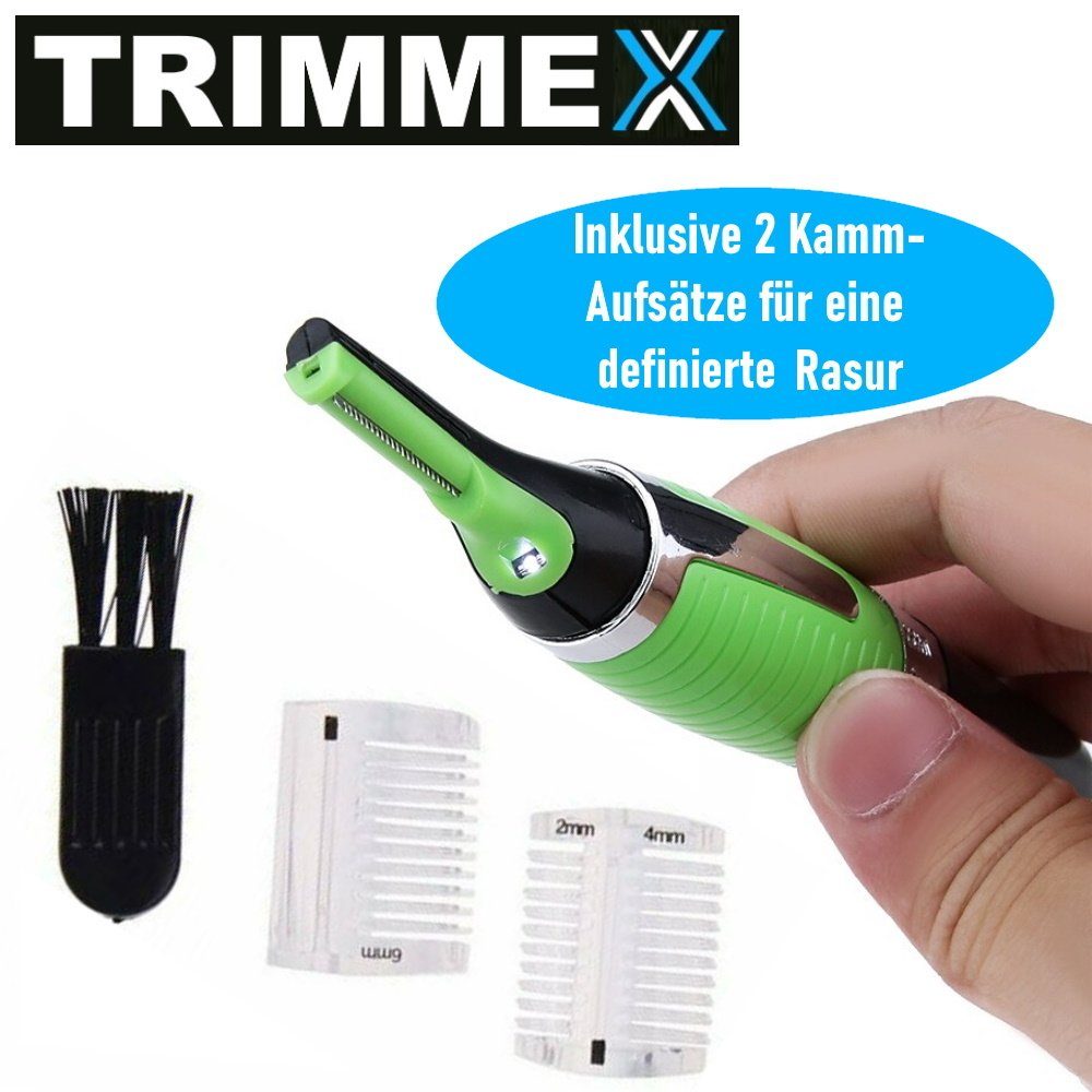 MAVURA Nasenhaartrimmer TRIMMEX Haartrimmer Herren Nasenhaar Trimmer, Ohrhaartrimmer Augenbrauen Ohren Rasierer