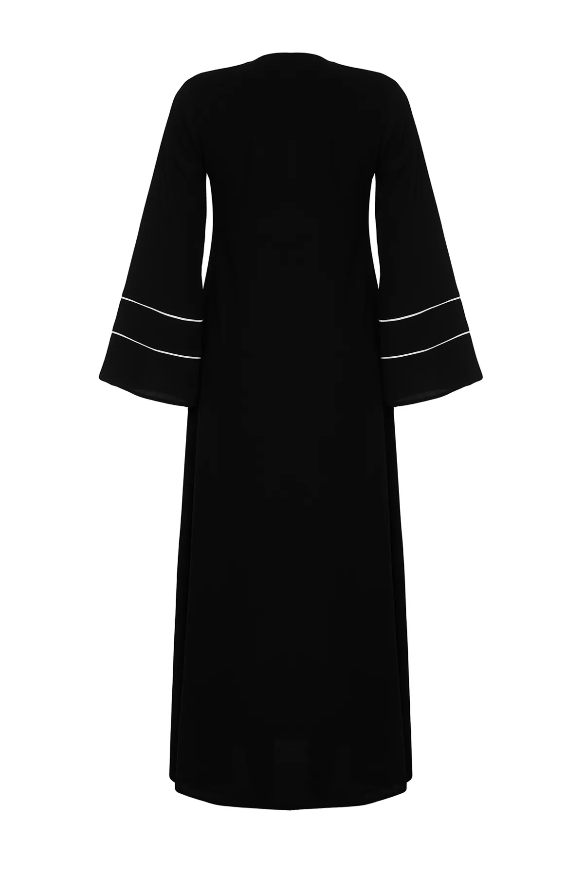 Trendyol Modest  Schwarze gewebte Kappe mit Paspelierung und Ferace TCTSS24KF00024