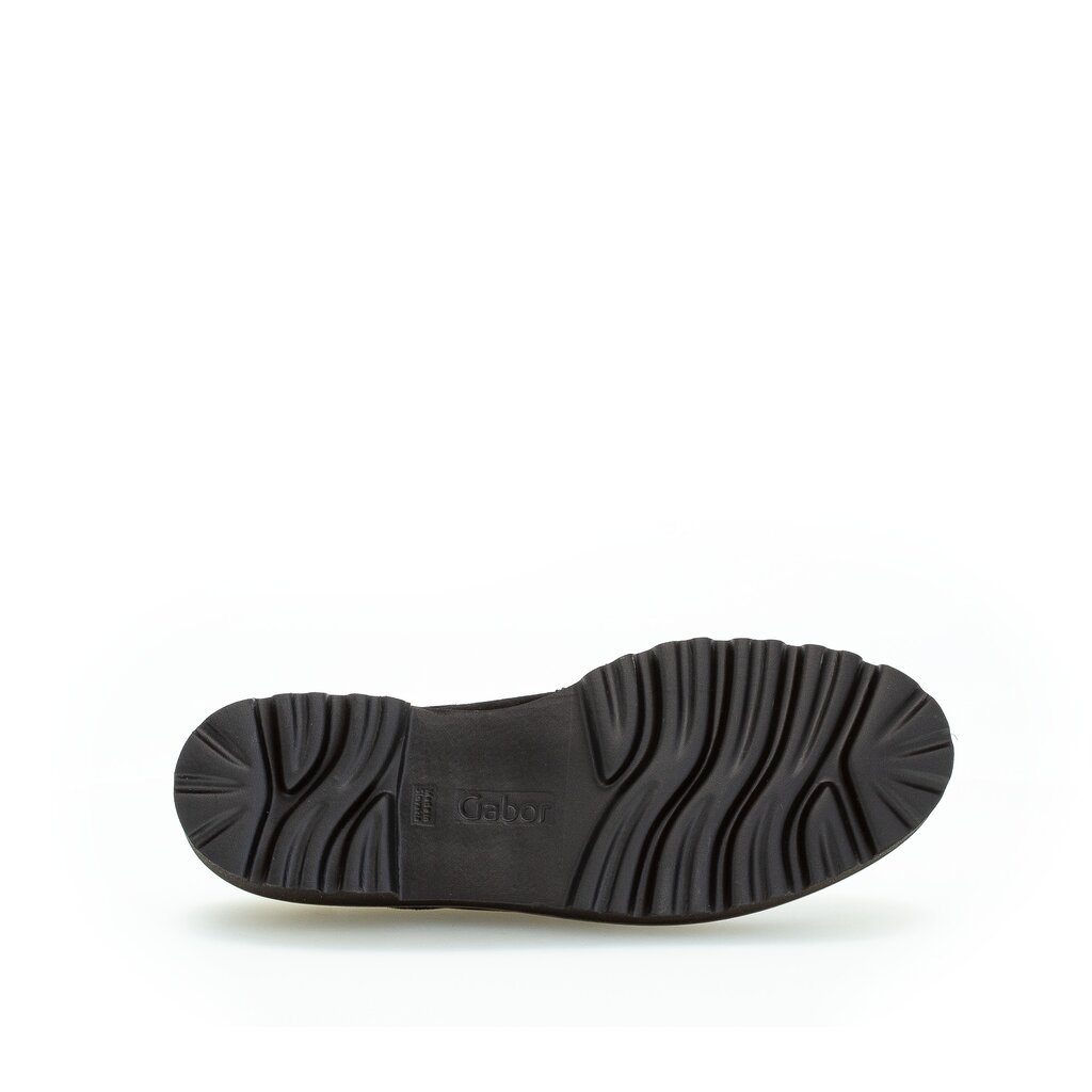 Gabor fashion Schnürschuh schwarz