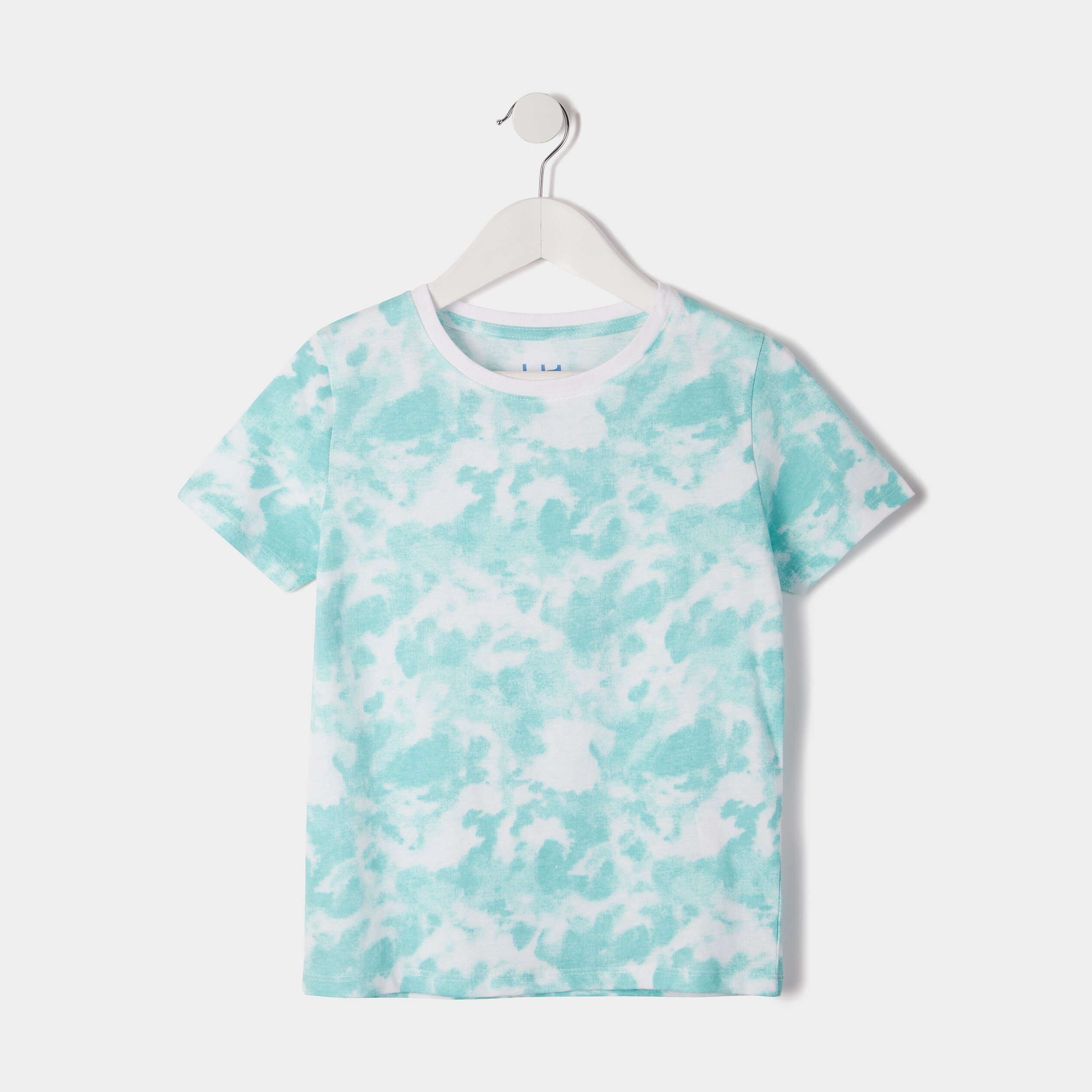 T-shirt manches courtes bleu ciel garçon | La Halle