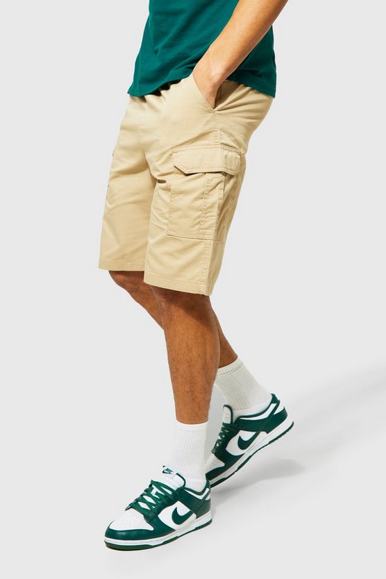 Tall Cargo-Shorts mit elastischem Bund