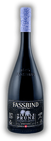 Fassbind Vieille Prune / Alte Pflaume Fassbind Vieille Prune / Alte Pflaume Les Vieilles Barriques sind die Meisterstücke aus dem Hause Fassbind. 0,7	 Liter - Vol 40%