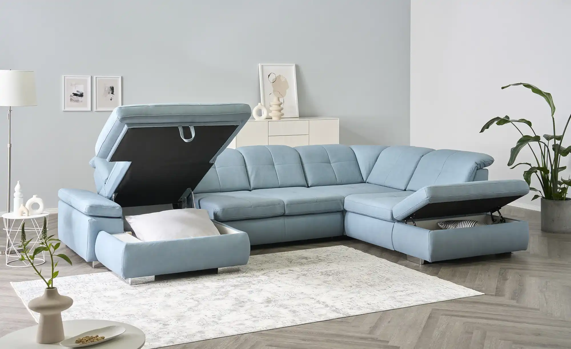 Kollektion Kraft Wohnlandschaft aus Mikrofaser Affair