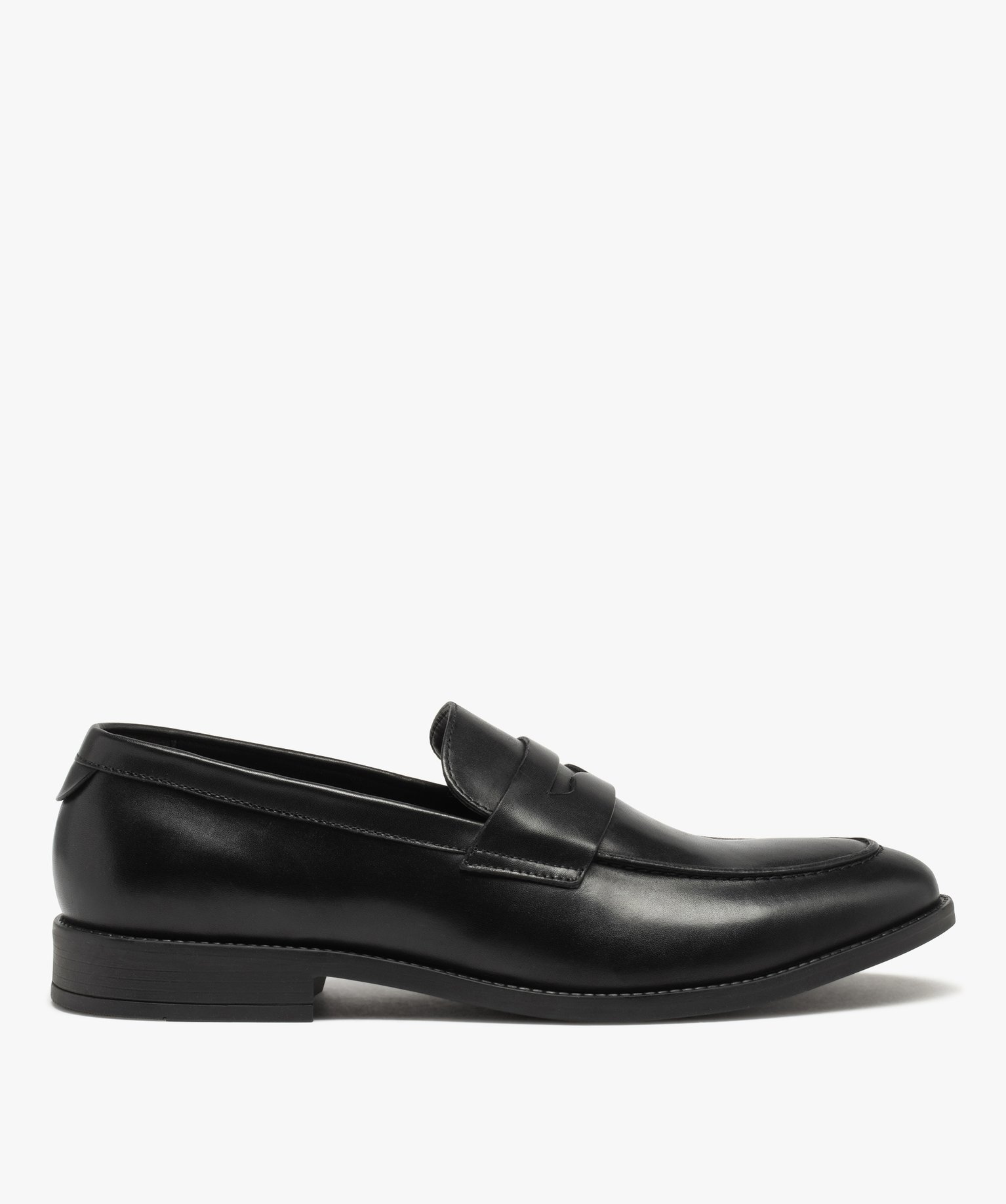 Mocassins dessus cuir homme - Tanéo noir | GEMO