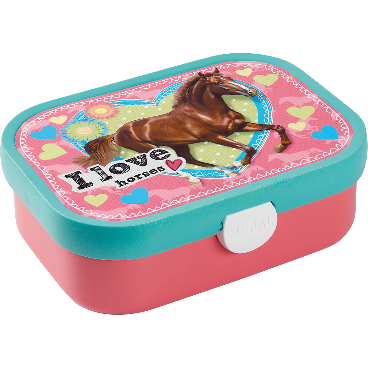 Brotdose Campus My Horse, inkl. Bento-Einsatz & Snackgabel