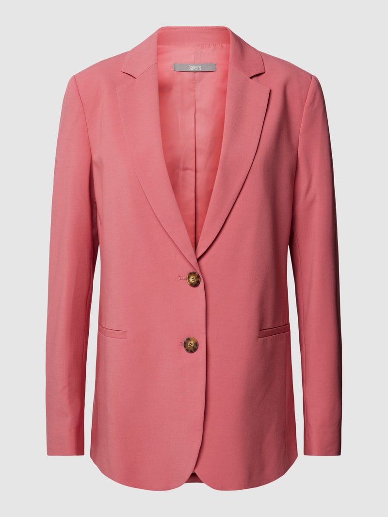 Blazer mit Reverskragen in dunkelrot