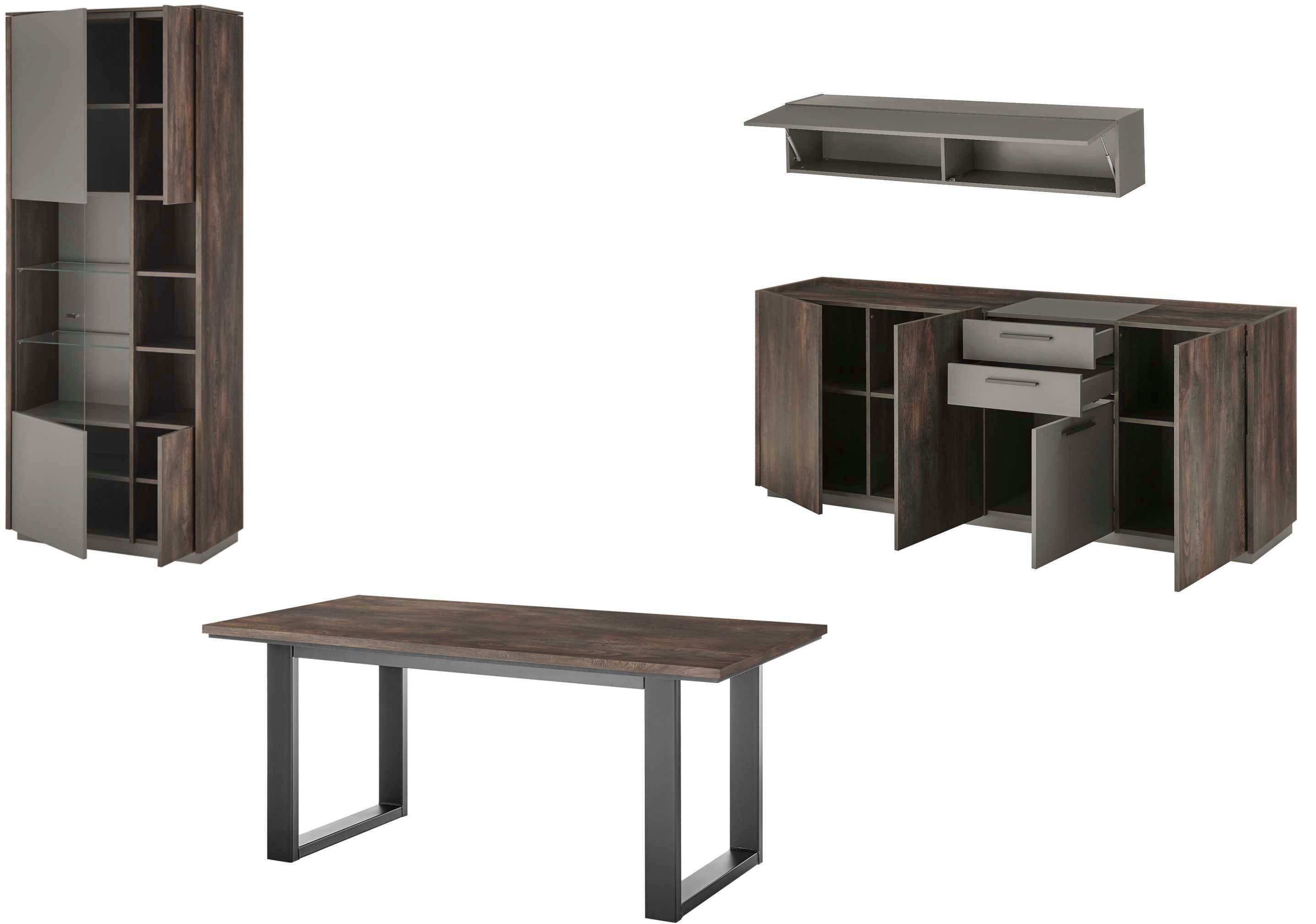 INOSIGN Esszimmer-Set LARGO, (Set, 4-St)