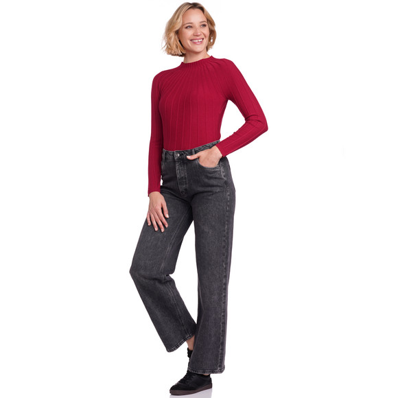 Damen Langarmshirt aus Feinstrick