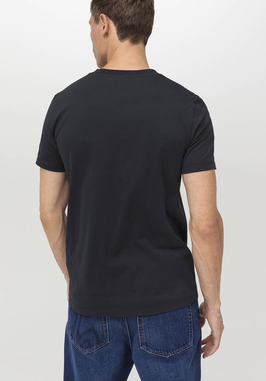 V-Shirt Regular aus reiner Bio-Baumwolle