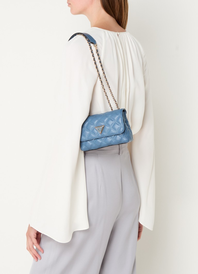 Mini borsa a tracolla GUESS Giully con motivo trapuntato