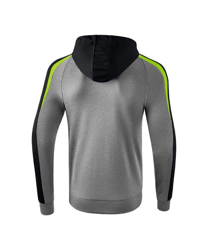 Erima Liga 2.0 Kapuzenjacke Grau Schwarz Grün