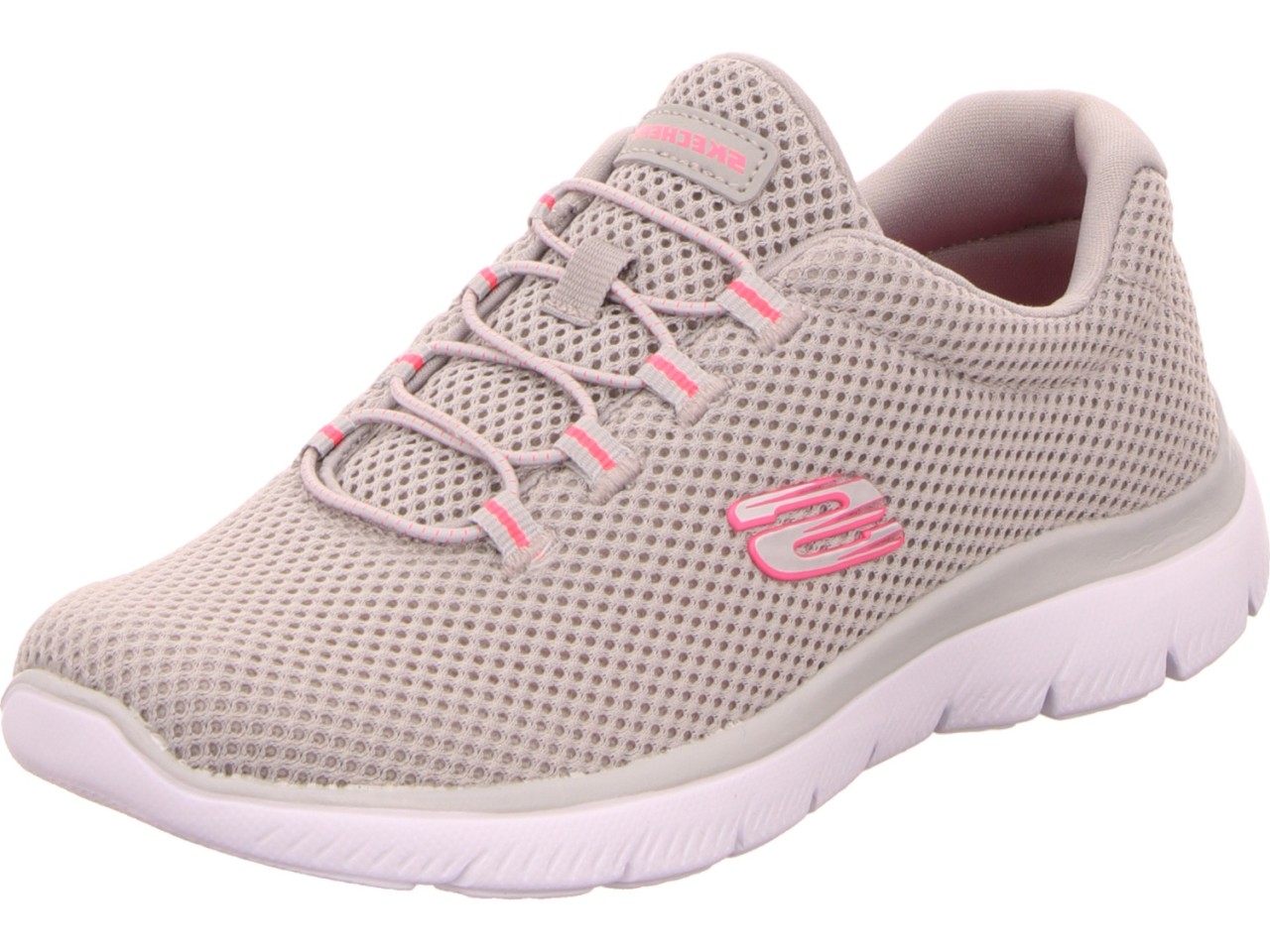 SKECHERS Sportliche Slipper grau Summits-Quick Lapse