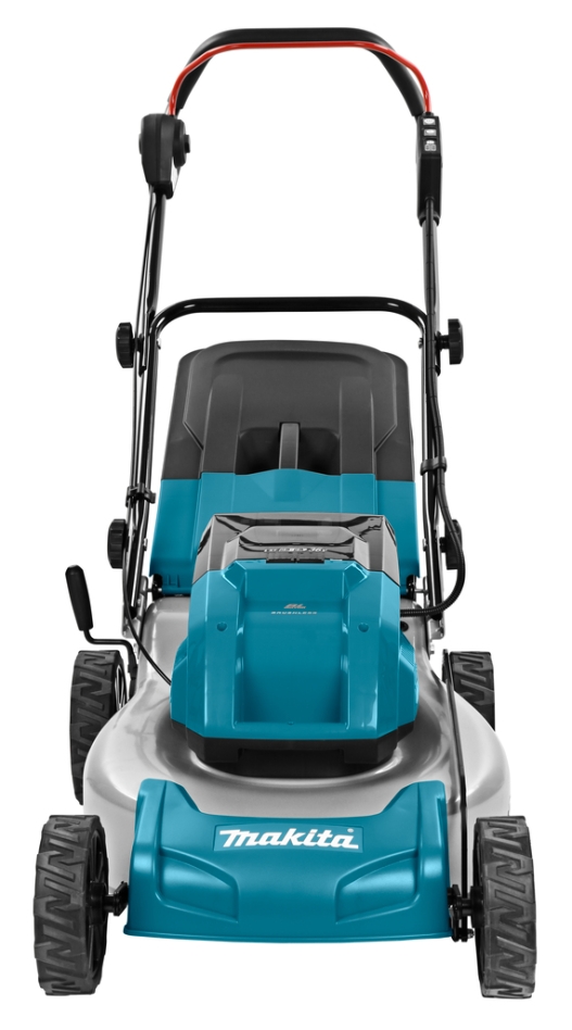 Cortacésped inalámbrico Makita DLM460PT2 de 46 cm, 2 baterías de 18 voltios y 5,0 Ah de iones de litio.