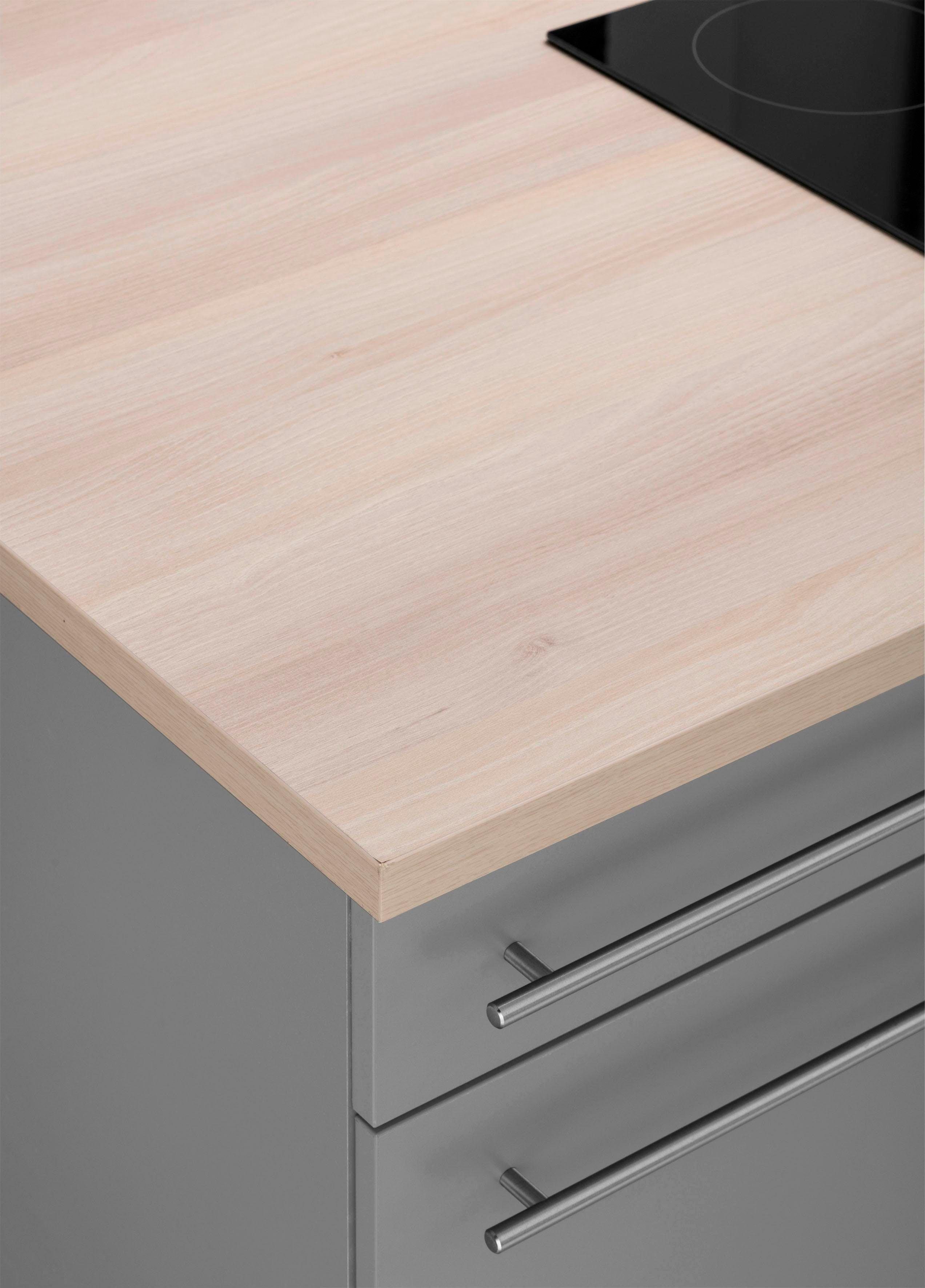 OPTIFIT Winkelküche Bern, Hanseatic E-Geräte, Stellbreite 285 x 175 cm, mit Induktionskochfeld