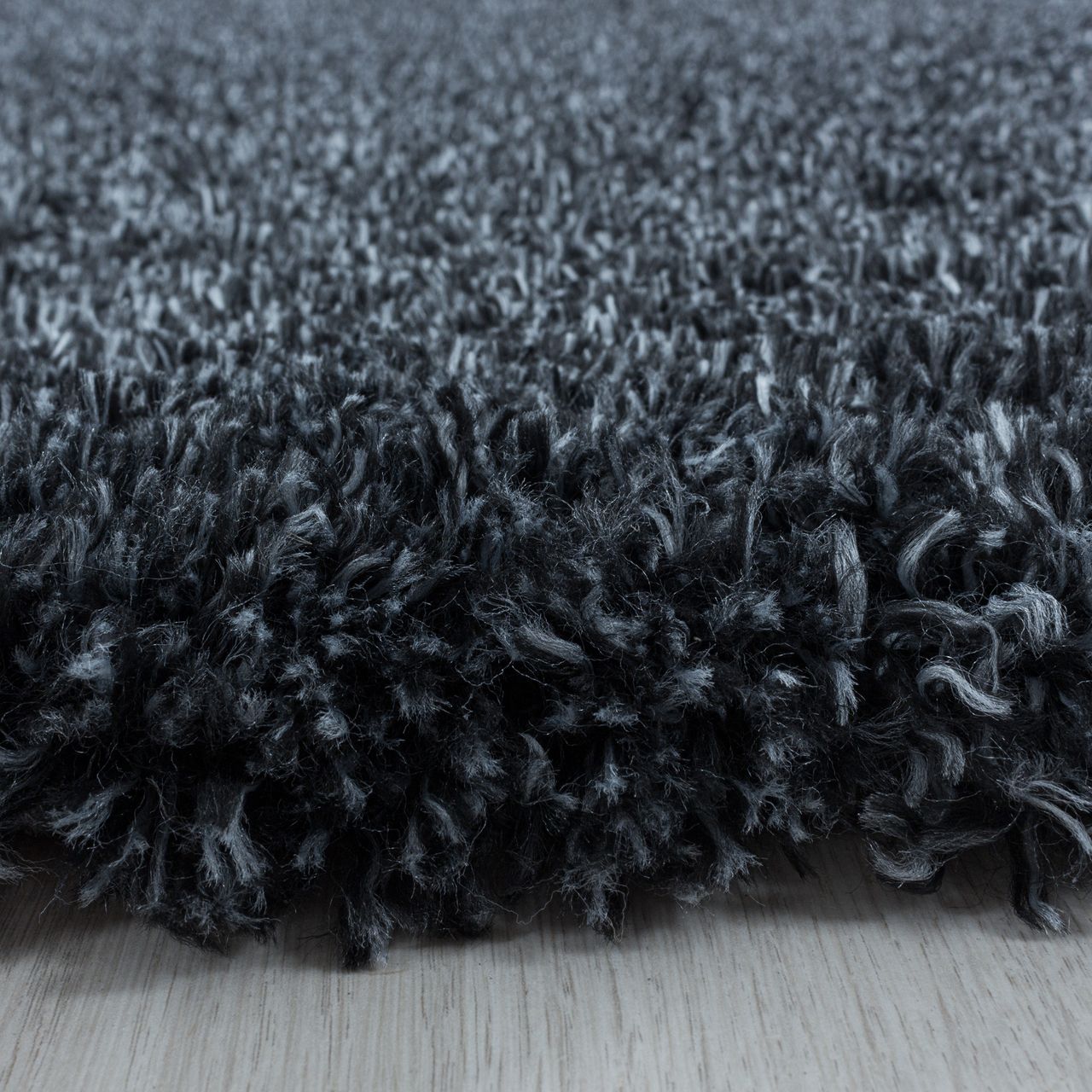 Ayyildiz Teppich, FLUFFY 3500, ANTHRAZIT, 120 x 120 cm