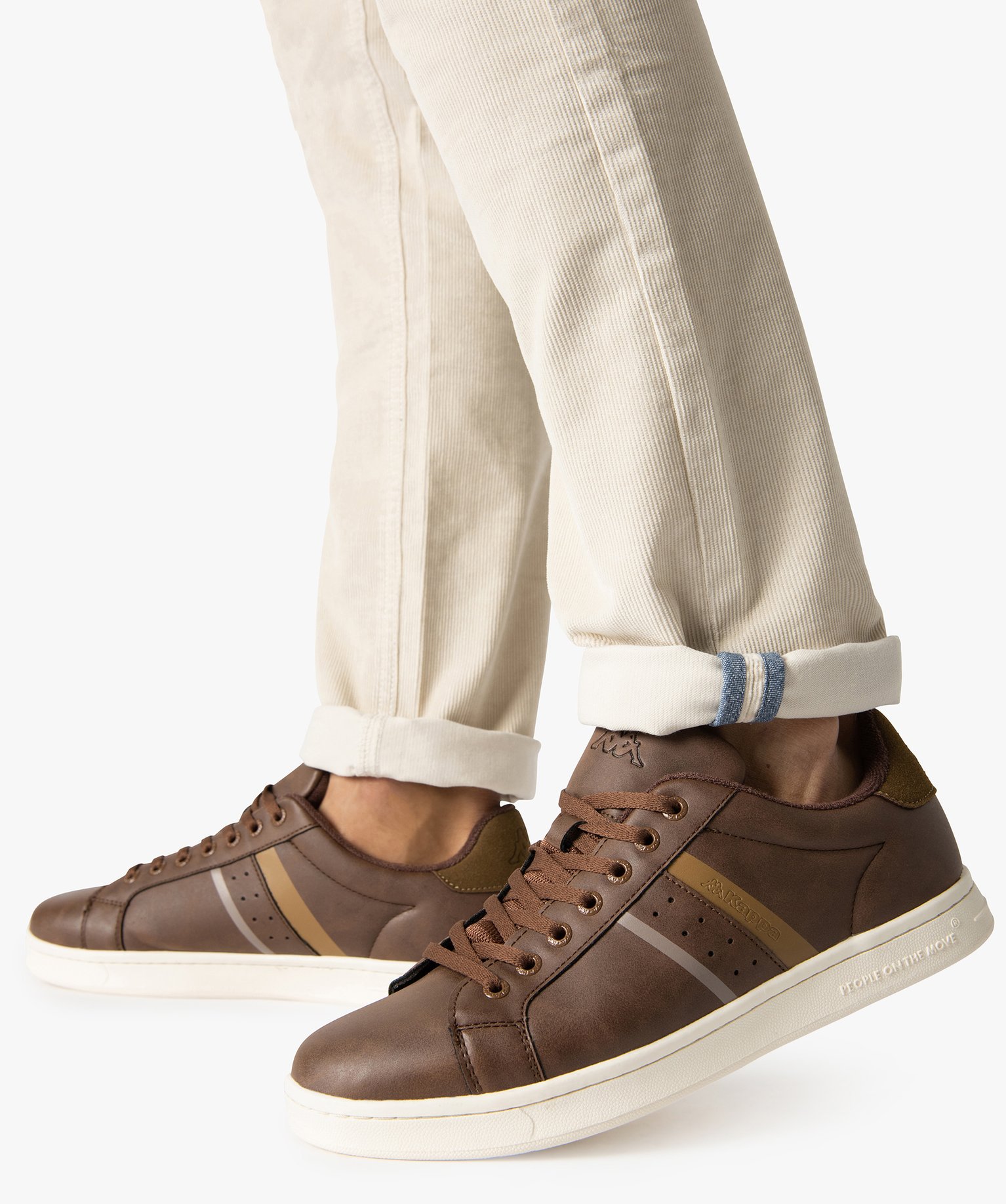 Baskets homme à lacets – Kappa Alpha noir | GEMO