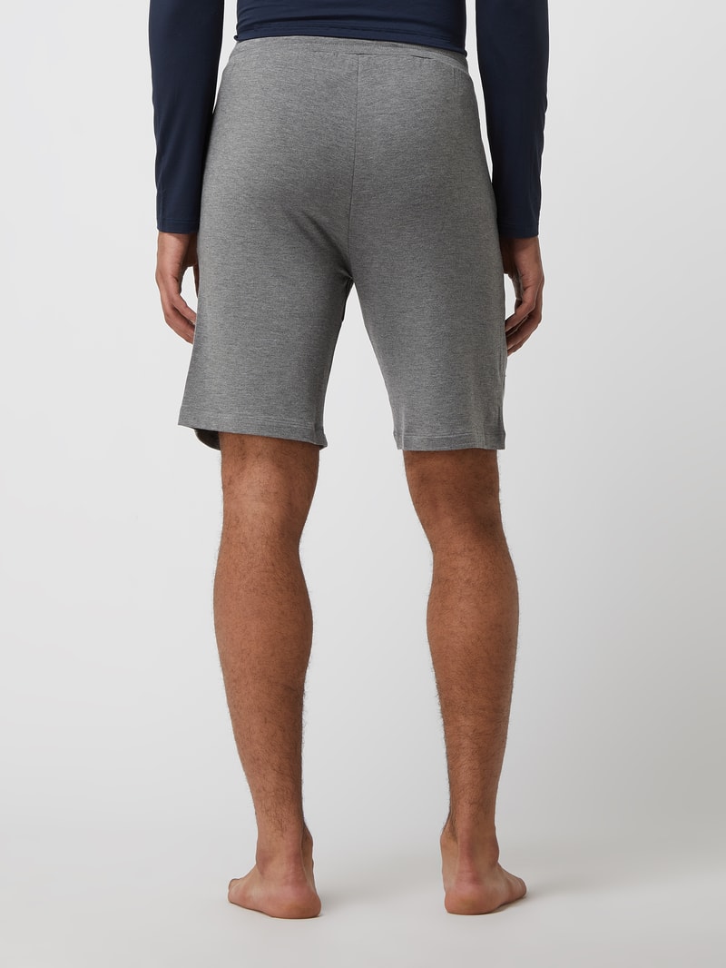 Lounge-Hose mit Stretch-Anteil in mittelgrau meliert