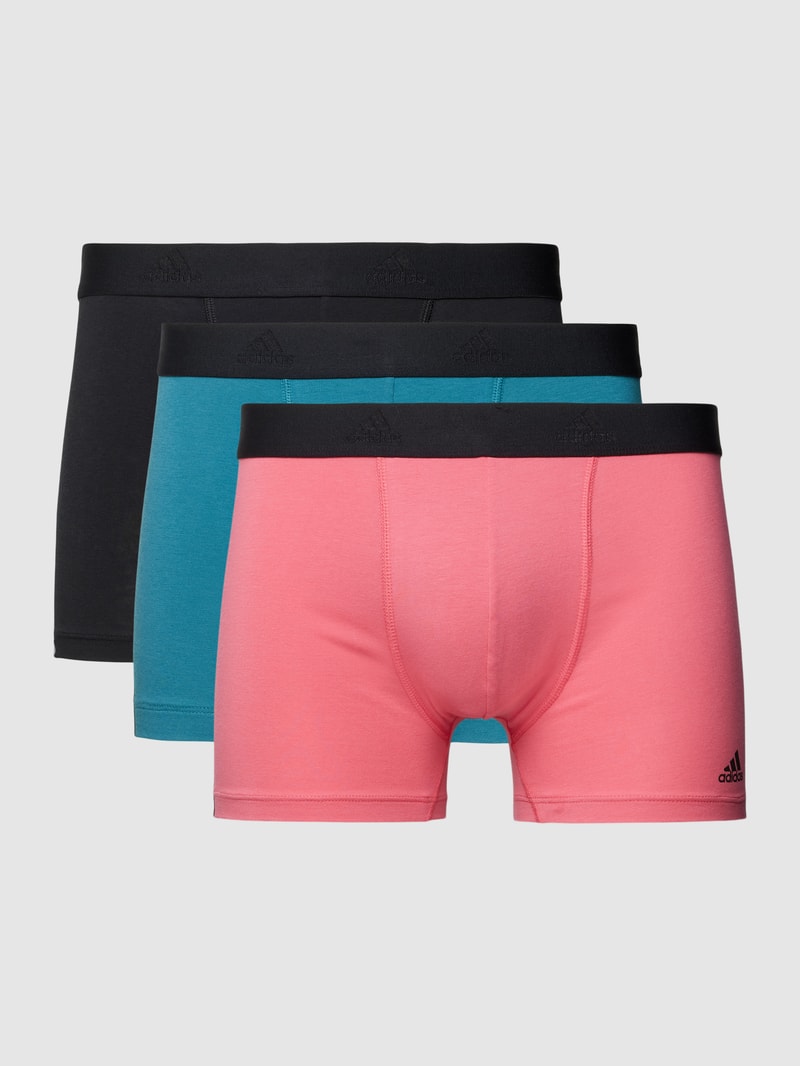 Trunks mit elastischem Bund im 3er-Pack in pink