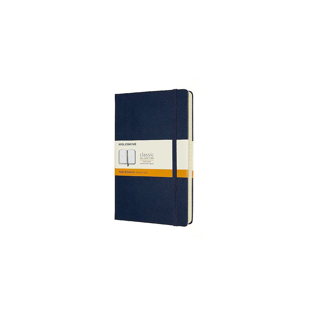 Moleskine Notizbuch Erweitert Large/A5 Liniert, Hardcover, Saphir