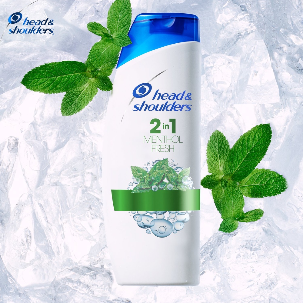 head & shoulders Head & Shoulders Menthol Fresh Shampoing 2en1, 2x270ml Shampoing