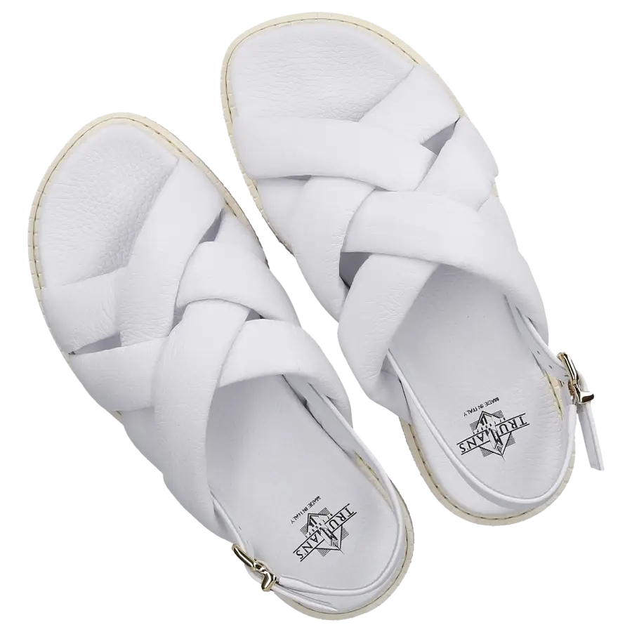 Truman's - Sandalen 9586 Kalbsleder - weiß