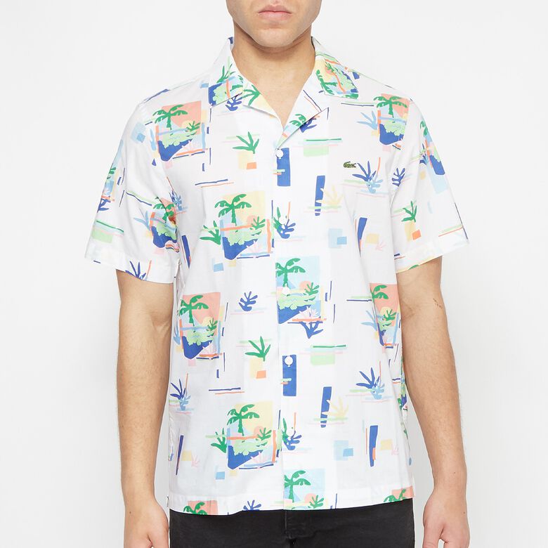 Lacoste Hawaii Shirt white