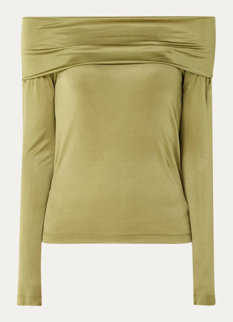 DRYKORN  Araya off-shoulder top met stretch