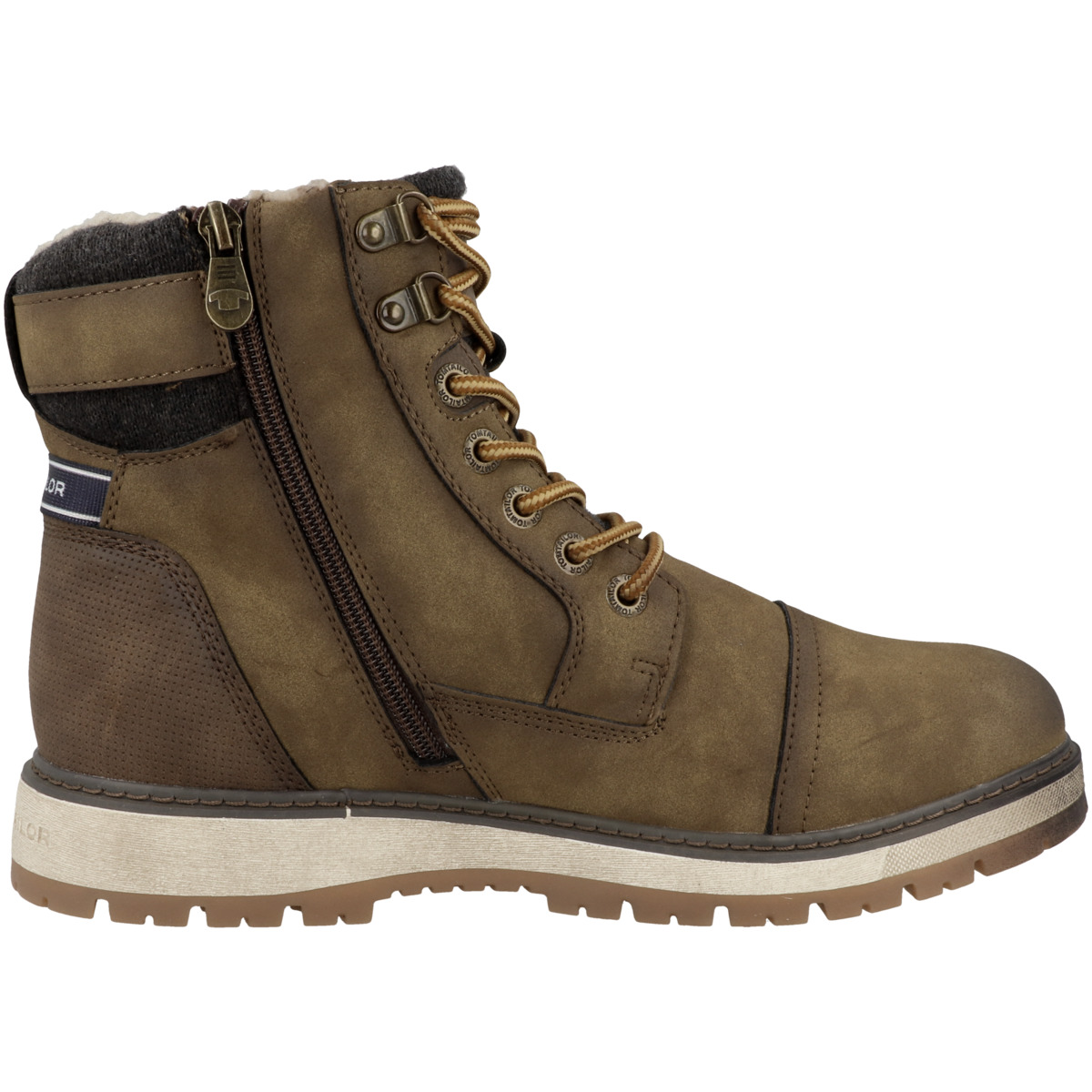 Tom Tailor 4282102 Schnürboots braun